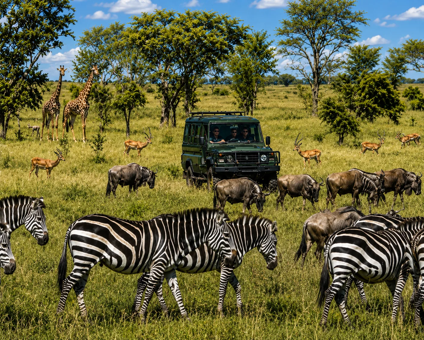 Tanzania wildlife landscape